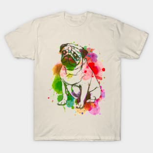 Pug Painting T-Shirt